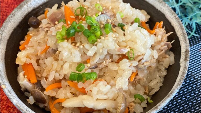 【炊飯器レシピ】ツナの炊き込みごはん