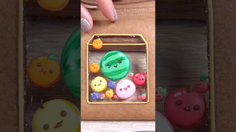 アイシングクッキーで、最近Switchでハマりすぎてるあのゲームをつくったよ🍉🍑🍎🍐🍇🍒🍓　#shorts