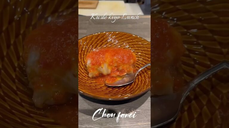 【ku:de kiyo】「ロールキャベツランチ」#japanesefood #osakagourmet #shorts