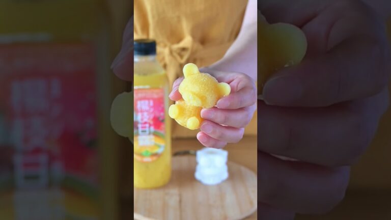 猛暑にぴったりお家でカフェ気分🎵ひんやり #くまスイーツ 🐻アサイーラテ&ヨンジーラテ🍹