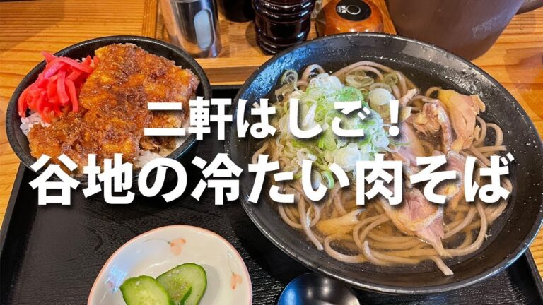 山形グルメ　河北町谷地の【冷たい肉そば】2店舗食べ歩き
