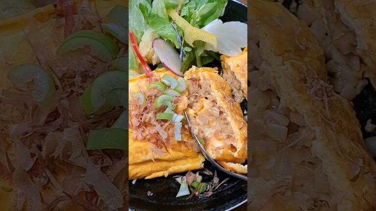 和風納豆オムレツ #shorts  #簡単レシピ