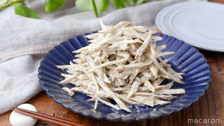 【ごぼうのごまマヨサラダ】シャキシャキ食感！作り置きにもおすすめ♪