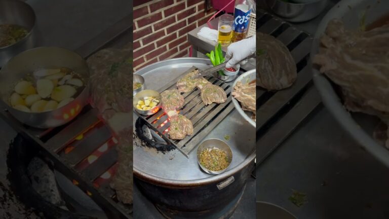 韓国明洞の激ウマドラム缶焼肉「明洞ソソカルビ」