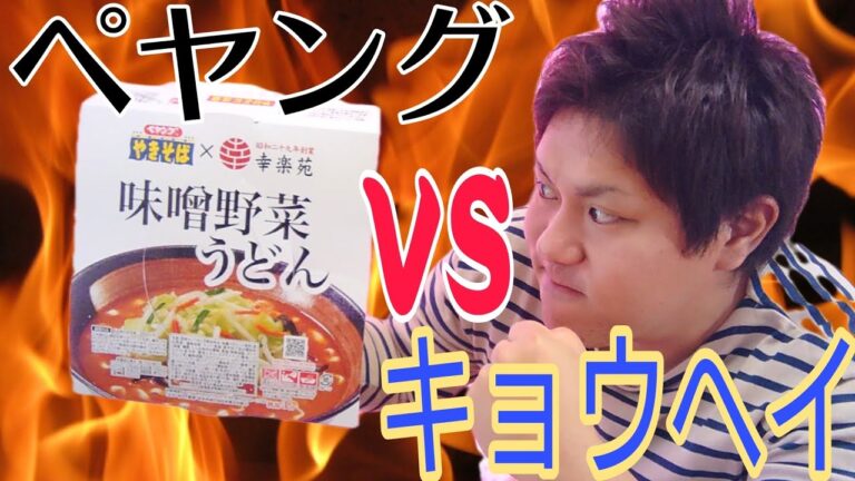 【大食い企画】ペヤングコラボの味噌野菜うどん(総重量3.5kg)を完食目指してみた…