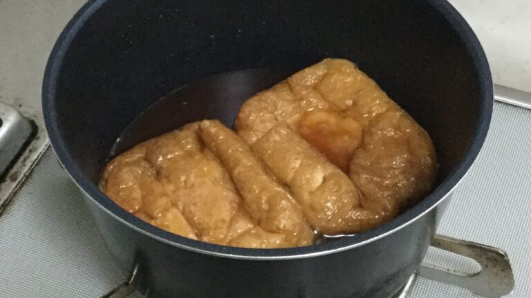 きつねそば用の油揚げの作り方教えます。
