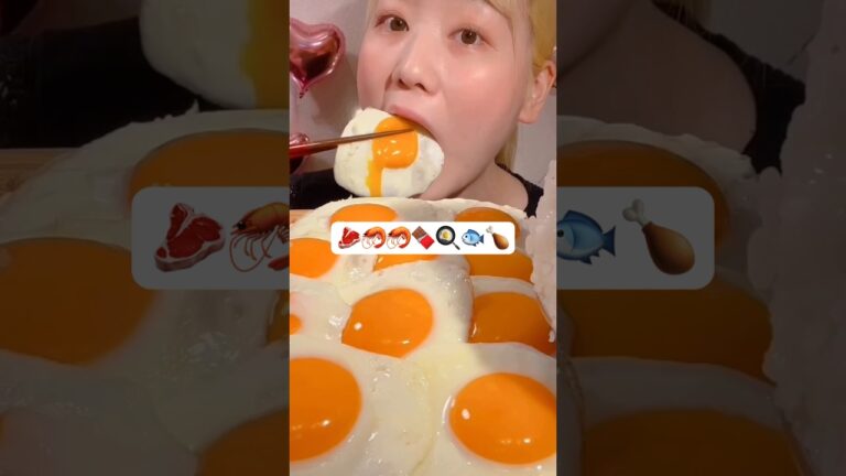 🥩🦐🦐🍫🍳🐟🍗ASMR😋 MIYU ASMR #asmr #asmreating #asmrfood #mukbang #miyuasmr