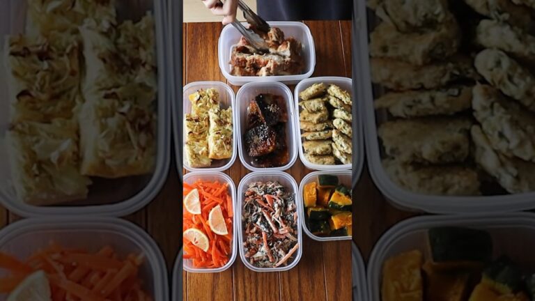 平日楽するための作り置きおかず8品🥗🍖✨