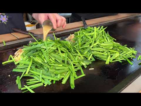 ニラ塩焼きそばができるまでの作り方全行程動画！高知のご当地グルメ！香南市の廣末屋