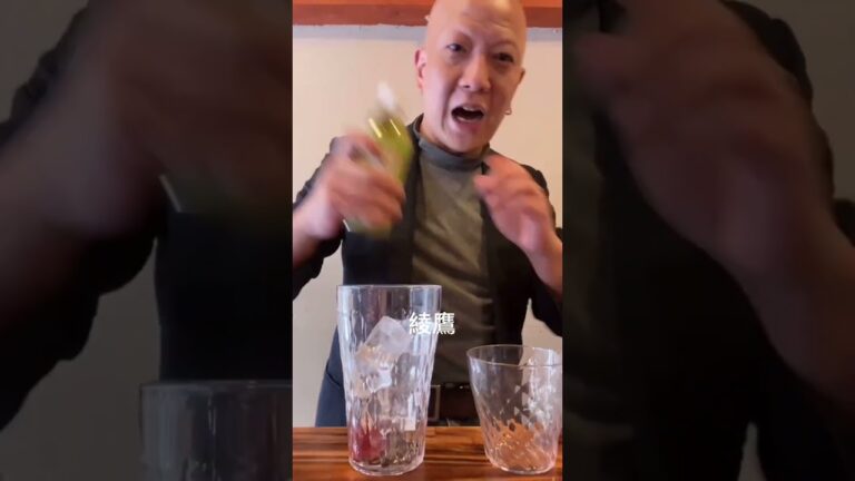 梅昆布茶作ってみた！#大阪バー#綾鷹#梅#昆布#ノンアルコール#カクテル#バーテンダー#夏にもってこい#happy #涼しい