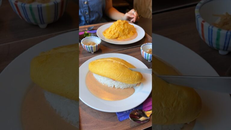 チーズたっぷり明太クリームオムライス！リピート不可避の洋食屋さん！久留米にある「馳走おがた」#福岡グルメ #japanesefood #japantravel