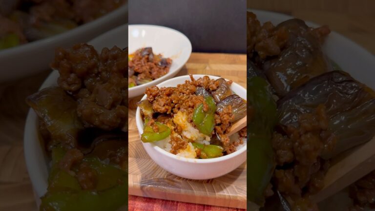 ナスとピーマンのピリ辛炒め🍆🫑 #簡単レシピ #料理 #cooking