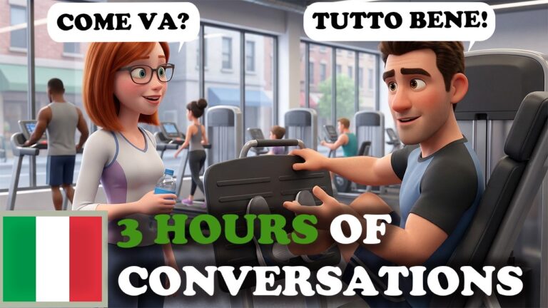 70 Italian Conversations in One Video | 3 Hours A1–A2 Listening Practice