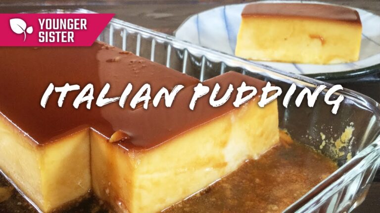 【ヨーグルトプリンの作り方】How to make Home made Italian pudding＜KITCHEN TANAKA 妹レシピ＞