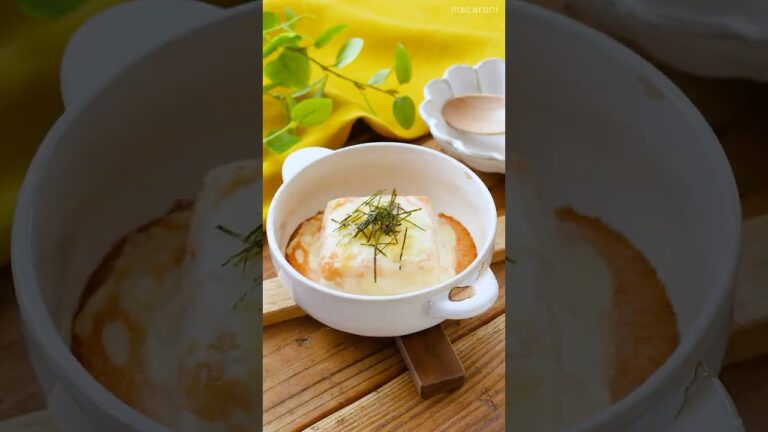 【 ダイエット中にも！】豆腐の明太チーズ焼き #明太子 #豆腐 #チーズ