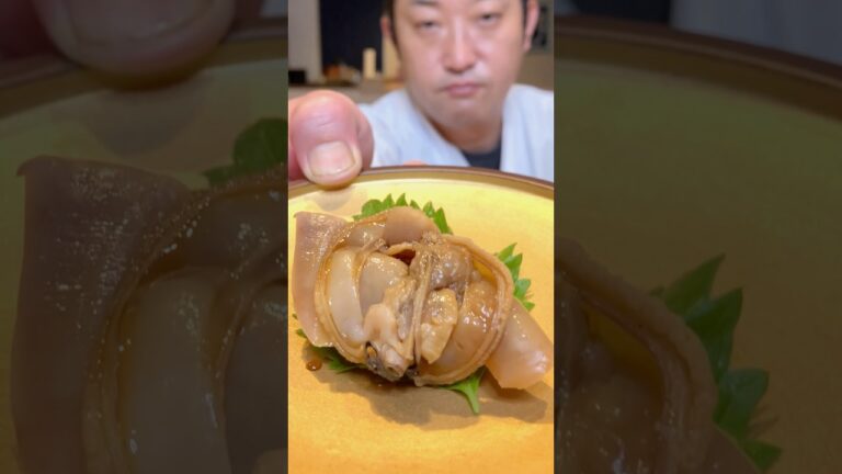江戸前寿司の伝統「煮はまぐり」　弟子には内緒のレシピ　#寿司 #煮はまぐり#レシピ