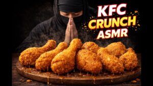 Silent Ninja KFC Chicken ASMR 🥷🍗 | 忍者のご褒美チキン | 닌자의 치킨 먹방