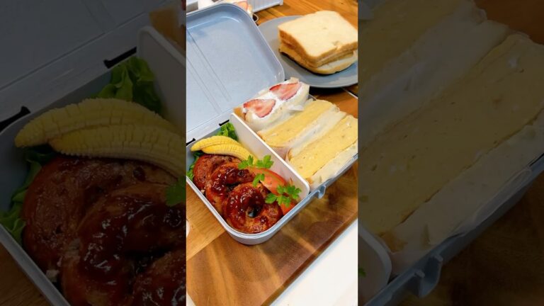 旦那におくるサンドイッチ弁当#お弁当 #わんぱくサンド#サンドイッチ #弁当#shorts