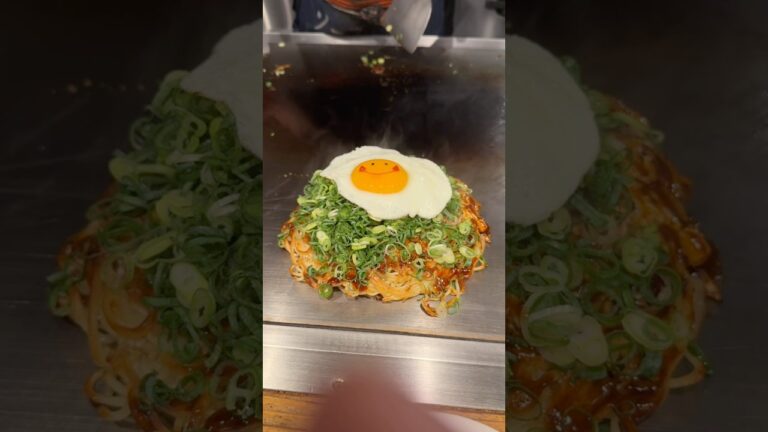 【広島グルメ】笑顔溢れる広島お好み焼き【ユキちゃん】 #shorts