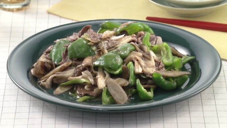 牛肉とピーマンのオイスターソース炒め