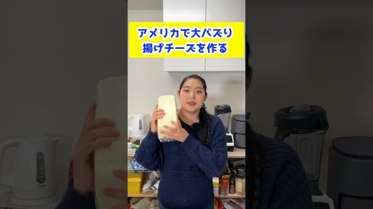 アメリカで大バズりした揚げチーズ作ってみた