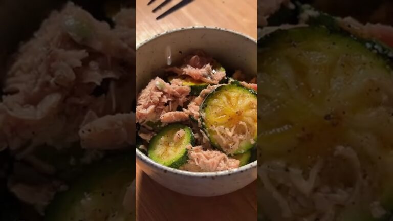 簡単！ズッキーニとツナの絶品レシピ