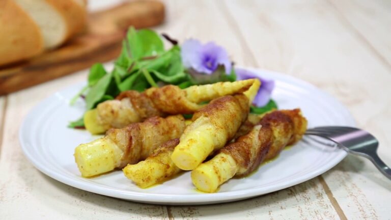 【ちょこっとレシピ】豚バラ巻きカレー風味