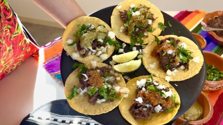 日本でも簡単に作れるタコス・バルバッコア｜手作りトルティーヤ｜本格メキシコ料理