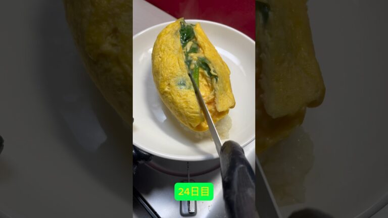 リクエストに応えるオムライスおじさん。〜ほうれん草オムライス編〜【オムライス作り24日目】#オムライス兄さん　#オムライス  #ほうれん草　#omlet