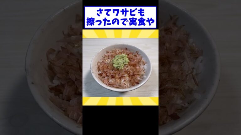 【2ch面白いスレ】今から最高級ワサビ丼を作るwwww【なんj】#2ch #5ch #わさび