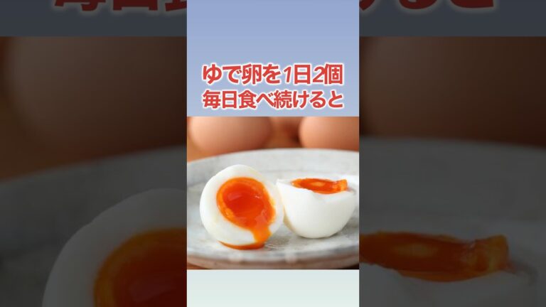 【健康＆ダイエット食品】ゆで卵の雑学！ #shorts #ダイエット #健康