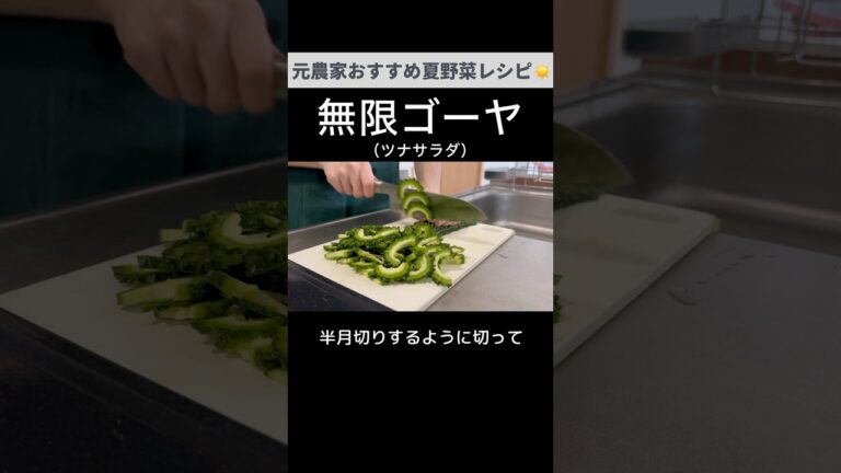 ぜひ作ってほしい！無限ゴーヤサラダ