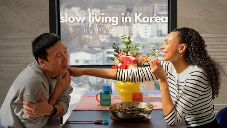 Slow Living in Korea | A Quiet Reset, Sourdough Focaccia & Lunar New Year Tteokguk