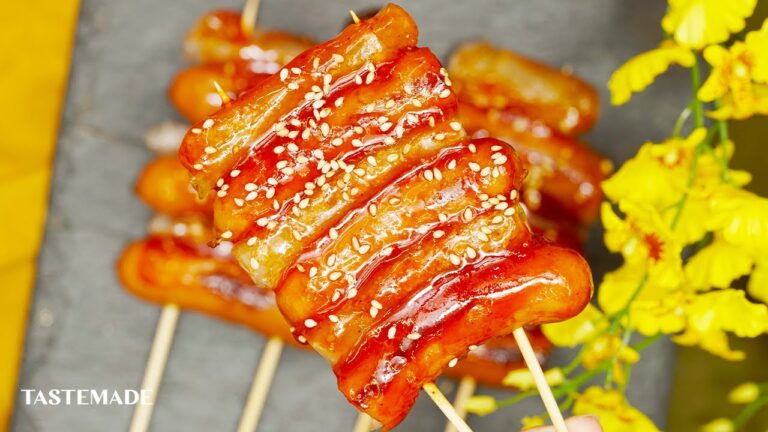 ライスペーパーで作る簡単ソットクソットク #Shorts