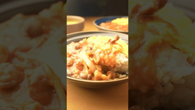 パッと食卓が明るくなった『オムハヤシ』