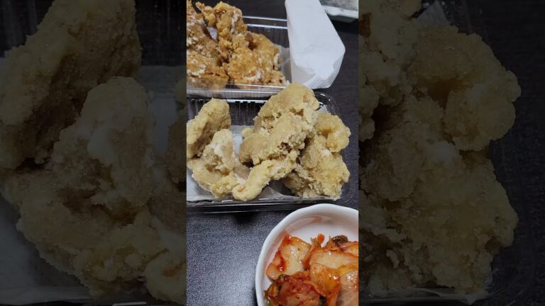 塩唐揚げ　食べてみた