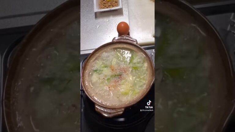 【TikTokでバズった】力みぞれ鍋 切って入れるだけ料理 #リクエストシリーズ #foodlover
