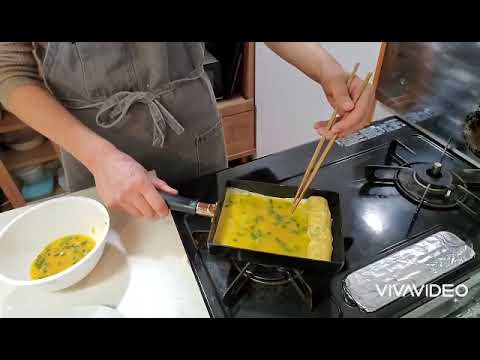 【レシピ】万能ねぎの玉子焼き