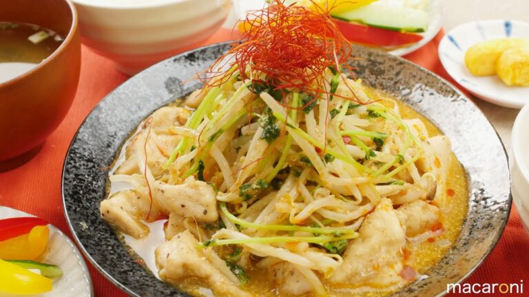 節約レシピ の救世主！ 鶏むね肉と もやし 豆苗の 坦々煮 のレシピ 作り方