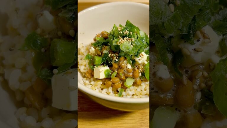 ズボラすぎるけど意外と納豆と相性抜群ではまりそう #簡単レシピ #料理 #ズボラ飯 #時短レシピ #自炊 #ヘルシー #ダイエット #納豆 #チーズ #おうちごはん #おつかれ飯