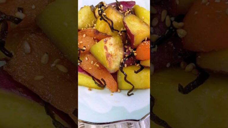 #簡単副菜もう一品 [さつまいもと人参の和風ホットサラダ]