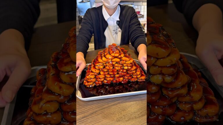 出来たてもちもちのみたらし団子！