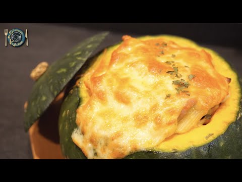 【熱々】まるごとかぼちゃグラタンの作り方【とろとろチーズ】【ハロウィン】