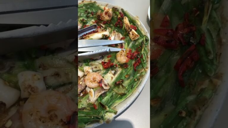 ソウルで海鮮チヂミ【ジョジョカルグクス】聖水#ソウル#ランチ#チヂミ