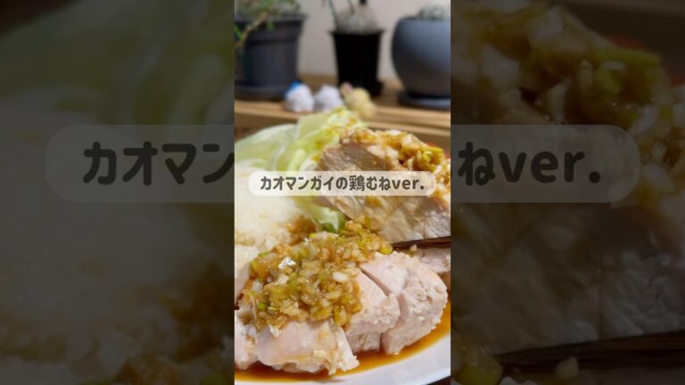 炊飯器で作るヘルシーカオマンガイ