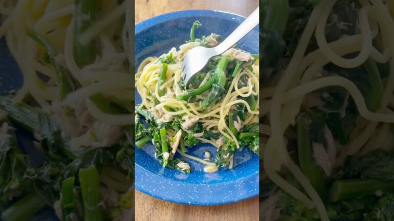 菜の花でツナパスタを作ってみた#shorts #パスタ#菜の花#ツナ缶レシピ