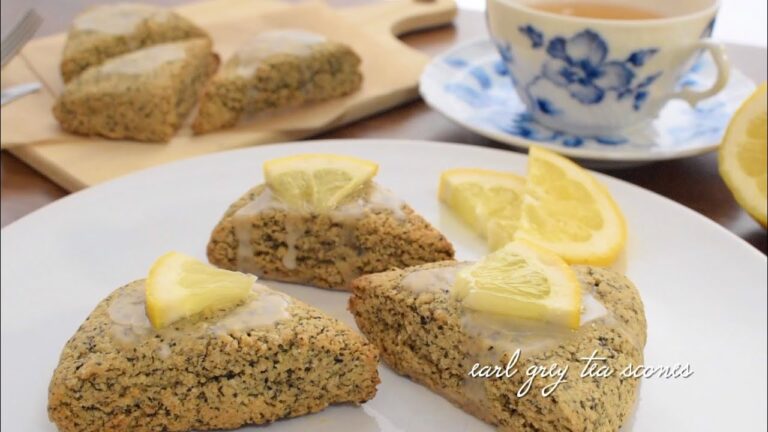 【オートミール】紅茶のオートミールスコーン｜oatmeal earl grey tea scones【小麦粉・卵・乳製品不使用】