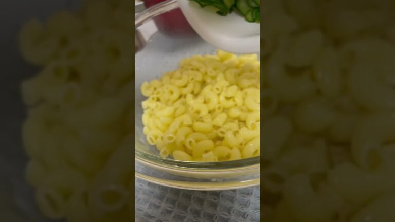 大人も子供も大好きカニカマと塩こんぶのマカロニサラダ 🥗 #サラダ #節約レシピ #簡単レシピ #レシピ