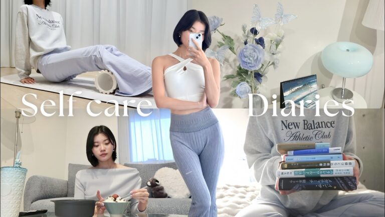 【vlog🪞】無理せず体を変える1日の食事＆習慣🍽️ | 腸活 | 自分磨き | おすすめトレウェア | マインド🩵