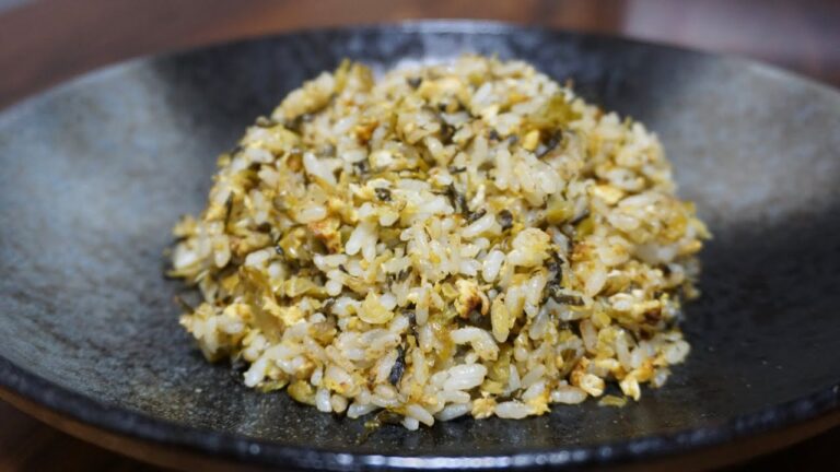 No.141 中華鍋で【高菜チャーハン】！！作り方！